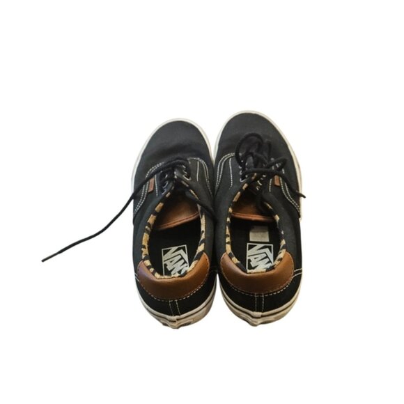 Vans | Black with Interior Cheetah Print | Size 8.5 Womens - Picture 11 of 11